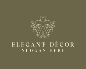 Elegant Fashion Mannequin logo design