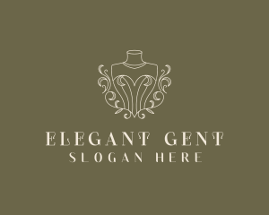 Elegant Fashion Mannequin logo design