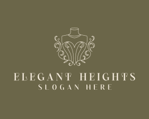 Elegant Fashion Mannequin logo design