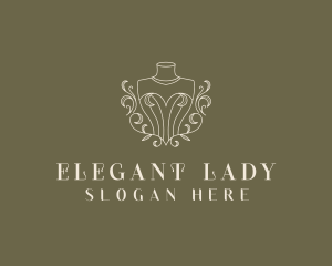 Elegant Fashion Mannequin logo design