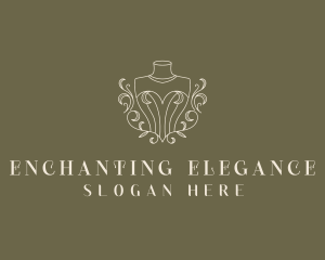 Elegant Fashion Mannequin logo design