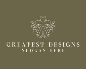 Elegant Fashion Mannequin logo design