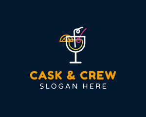 Pub Cocktail Drink logo