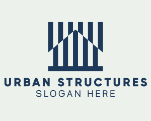 House Building Structure logo design