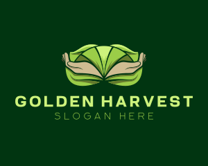 Farm Harvest Hand logo design