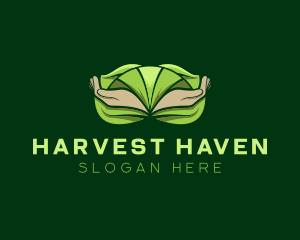 Farm Harvest Hand logo design