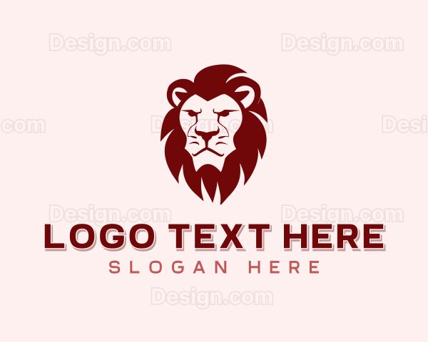 Safari Lion Beast Logo