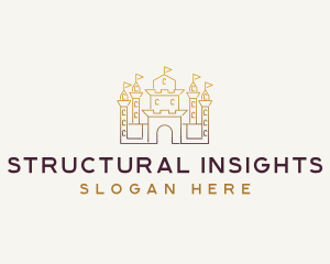 Castle Fortress Structure logo