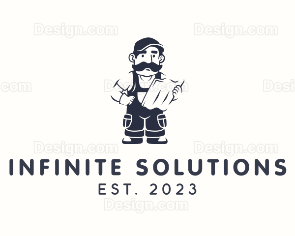 Construction Supervisor Handyman Logo