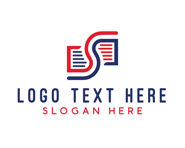 Tabloid logo example 3