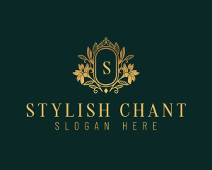 Stylish Wedding Floral logo design