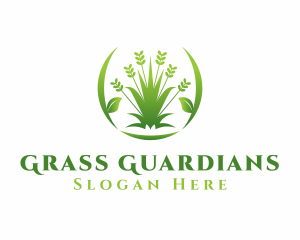 Grass Garden Landscape logo design