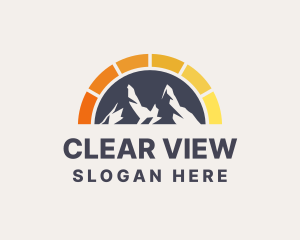 Solar Power Mountain logo design