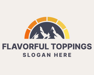 Solar Power Mountain logo design