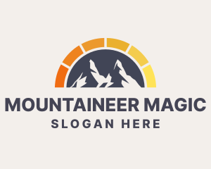 Solar Power Mountain logo design