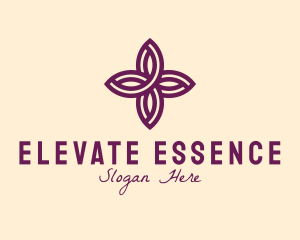 Purple Flower Spa Logo