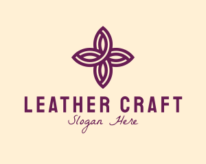 Purple Flower Spa logo design