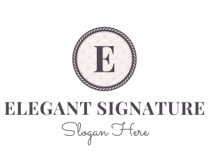 Feminine Boutique Brand logo design