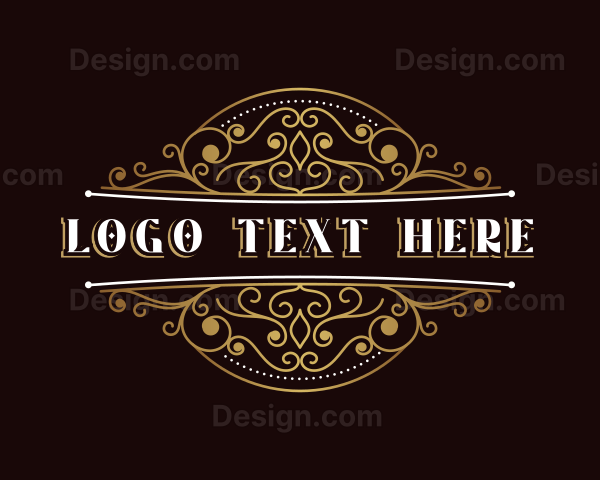 Deluxe Elegant Ornament Logo