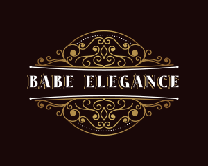 Deluxe Elegant Ornament logo design