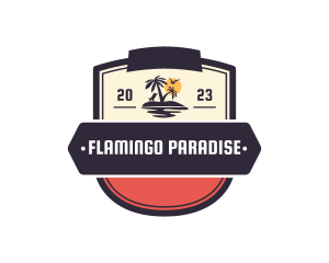 Summer Island Hopping logo design