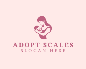 Mother Baby Childcare logo design