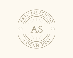 Retro Hipster Studio  logo design