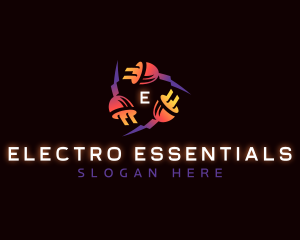 Power Electricity Plug logo