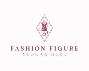 Fashion Sewing Mannequin logo design