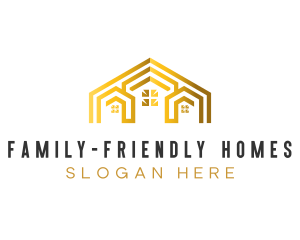 House Roof Residence logo design