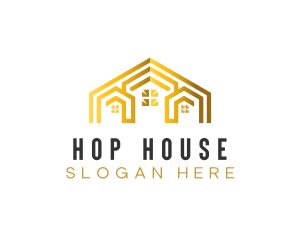 House Roof Residence logo design