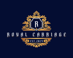 Royal Leaf Shield logo design