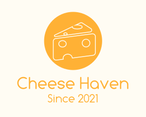 Swiss Cheese Slice logo design