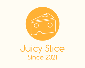 Swiss Cheese Slice logo design