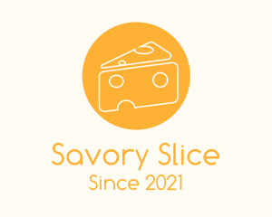 Swiss Cheese Slice logo design