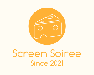 Swiss Cheese Slice logo design