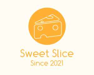 Swiss Cheese Slice logo design