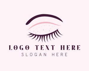 Cosmetics Eyelash Eyebrow logo