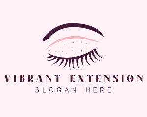 Cosmetics Eyelash Eyebrow logo design