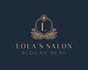 Floral Beauty Salon logo design