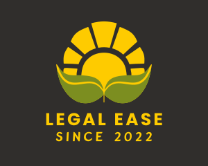 Sun Farming Leaf logo