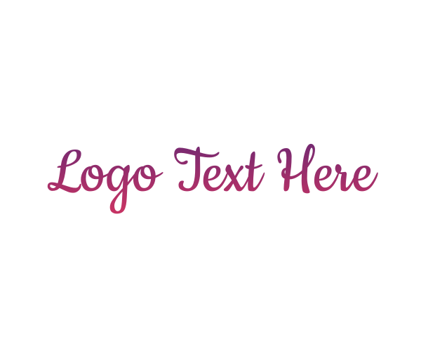 Handwriting logo example 3