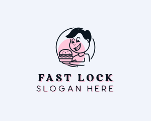 Burger Fast Food Diner logo design