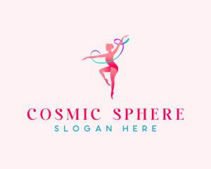 Dance Sports Gymnast Logo