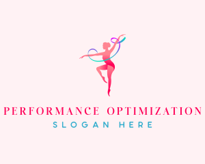 Dance Sports Gymnast logo design