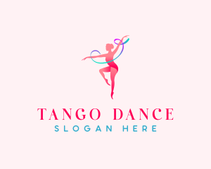 Dance Sports Gymnast logo design