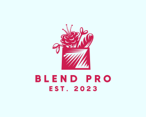 Flower Basket Bread logo design