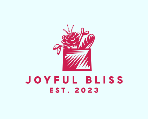 Flower Basket Bread logo design