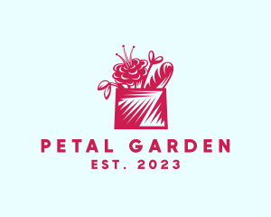 Flower Basket Bread logo design