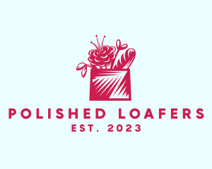 Flower Basket Bread logo design